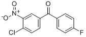 Structure of 3-NITRO-4-CHLORO-4-FLUOROBENZOPHENONE