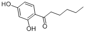 Chemical structure of 4-Hexanoylresorcinol