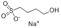 Structure of sodium 4-hydroxybutane-1-sulphonate