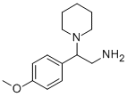 Structure of 1-PiperidineethanaMine,b-(4-Methoxyphenyl)-
