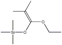 Structure of 1-Ethoxy-2-methyl-1-(trimethylsiloxy)-1-propene