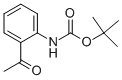 Structure of (2-ACETYL-PHENYL)-CARBAMIC ACID TERT-BUTYL ESTER