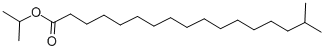 Structure of isopropyl 16-methylheptadecanoate