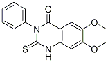 6,7-dimethoxy-3-phenyl-2-sulfanylidene-1h-quinazolin-4-one结构式