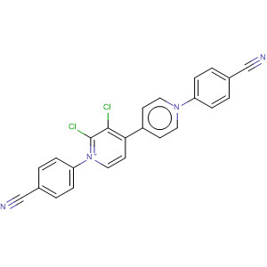 Structure of 4,4'-Bipyridinium, 1,1'-bis(4-cyanophenyl)-, dichloride