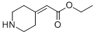 Structure of PIPERIDIN-4-YLIDENE-ACETIC ACID ETHYL ESTER
