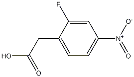 Structure of 2-fluoro-4-nitroBenzeneacetic acid