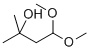Structure of 4 4-DIMETHOXY-2-METHYL-2-BUTANOL  97
