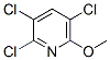 Structure of 2,3,5-trichloro-6-methoxypyridine