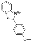 Structure of 2-(4-METHOXY-PHENYL)-IMIDAZO[1,2-A]PYRIDINE MONOHYDROBROMINE