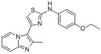 Structure of N-(4-Ethoxyphenyl)-4-(2-methylimidazo[1,2-a]pyridin-3-yl)thiazol-2-amine
