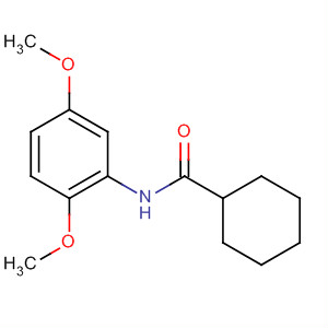 Structure of Cyclohexanecarboxamide, N-(2,5-dimethoxyphenyl)-