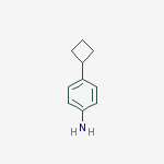 Benzenamine, 4-cyclobutyl-结构式