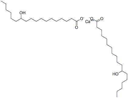 Structure of calcium(2+) 12-hydroxyoctadecanoate