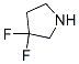 Structure of 3,3-Difluoropyrrolidine