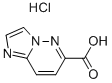 Structure of IMIDAZO[1,2-B]PYRIDAZINE-6-CARBOXYLIC ACID MONOHYDROCHLORIDE