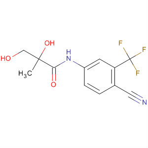 Structure of Propanamide,N-[4-cyano-3-(trifluoromethyl)phenyl]-2,3-dihydroxy-2-methyl-