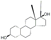 (3β,5β,17α)-19-Norpregnane-3,17-diol结构式