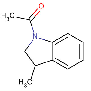 Structure of 1H-Indole, 1-acetyl-2,3-dihydro-3-methyl-