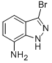 3-溴-1H-吲唑-7-胺结构式