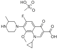 Structure of GATIFLOXACIN MESYLATE
