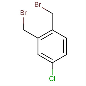 Structure of Benzene, 1,2-bis(bromomethyl)-4-chloro-