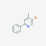 Structure of 5-bromo-4-methyl-2-phenylPyridine