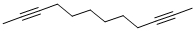 Structure of 2,10-DODECADIYNE