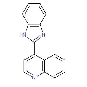 Structure of Quinoline, 4-(1H-benzimidazol-2-yl)-