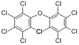 Structure of decachlorodiphenyl ether
