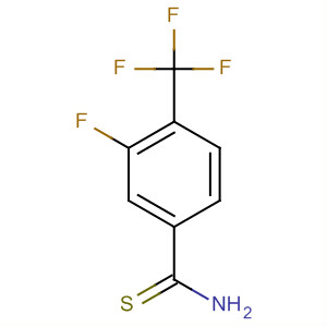 Structure of 3-FLUORO-4-(TRIFLUOROMETHYL)BENZENECARBOTHIOAMIDE