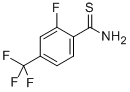 Structure of 2-Fluoro-4-(trifluoromethyl)thiobenzamide