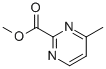 Structure of 2-Pyrimidinecarboxylicacid, 4-methyl-, methyl ester