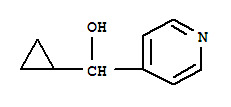 Structure of 4-Pyridinemethanol, a-cyclopropyl-