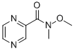 Structure of N-METHOXY-N-METHYL-PYRAZINE-2-CARBOXAMIDE