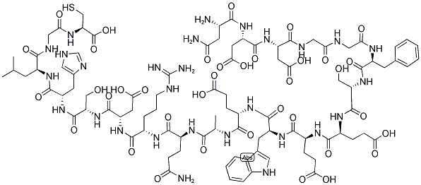 Structure of PRESENILIN-1 (331-349)-CYS (HUMAN, MOUSE)