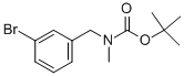 Structure of (3-BROMO-BENZYL)-METHYL-CARBAMIC ACID TERT-BUTYL ESTER