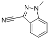 Structure of 1-METHYL-1H-INDAZOLE-3-CARBONITRILE