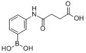 Structure of 3-(3-CARBOXYPROPIONYLAMINO)PHENYLBORONIC ACID