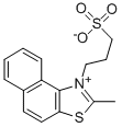 2-甲基-1-3-磺丙基萘酚结构式