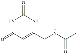 Structure of Acetamide, N-[(1,2,3,6-tetrahydro-2,6-dioxo-4-pyrimidinyl)methyl]-