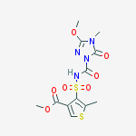 Structure of Thiencarbazone-methyl