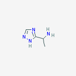 1-(1H-1,2,4-TRIAZOL-5-YL)ETHANAMINE X2HCL结构式