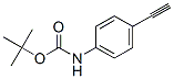 Structure of Carbamic acid, (4-ethynylphenyl)-, 1,1-dimethylethyl ester