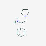 1-PHENYL-2-PYRROLIDINYLETHYLAMINE结构式