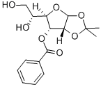 Structure of 1,2-O-ISOPROPYLIDENE-3-O-BENZOYL-D-ALLOFURANOSE