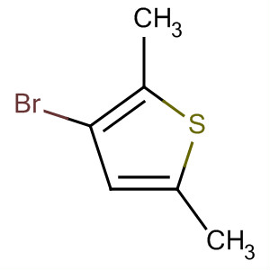 Structure of Thiophene, 3-bromo-2,5-dimethyl-