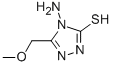 Structure of 4-AMINO-5-METHOXYMETHYL-4H-1,2,4-TRIAZOLE-3-THIOL