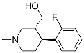 Structure of (+/-)-TRANS-4-(4-FLUOROPHENYL)-3-HYDROXYMETHYL-1-METHYLPIPERIDINE