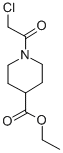 Structure of ETHYL 1-(2-CHLOROACETYL)-4-PIPERIDINECARBOXYLATE